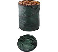Mantraraj Large 120L Heavy Duty Pop Up Garden Waste Refuse Bag Reusable Rubbish Waste Bag With Handles
