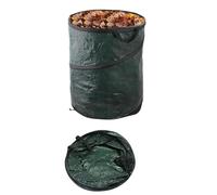 MantraRaj Large 120L Heavy Duty Strong Pop Up Garden Waste Refuse Rubbish Bag with Handles Extra Large Reusable Garden Waste Sack Grass Leaf Soil Compost Bin Bags Sacks