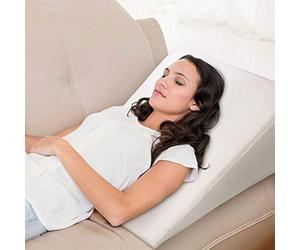 MantraRaj Large Bed Wedge Pillow Memory Foam Top Reduce Back Pain, Snoring, Acid Reflux And Respiratory Problems Ideal Sleeping, Reading, Rest Elevation Breathable Washable Cover