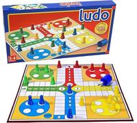 MantraRaj Ludo Board Game Foldable with Dice & Pegs For Kids, Children, Adults Traditional Family Game Portable Board-Traditional Strategy Game Indoor Fun