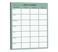 MantraRaj Magnetic Weekly Meal Planner Pad Days of The Week 52 Sheets, Scheduler, Task Notes and to Do Lists Complete Plan Weekly Menu Food for Weight Loss, Dinner List for Family For Home And Office