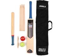 MantraRaj ManraRaj Cricket Set And Rounder Set With Mesh Carry Bag Outdoor Garden Games Fun for All the Family Suitable For Both Kids Adults To Use Camping and Holiday