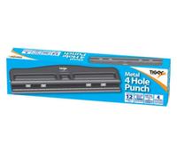 MantraRaj Metal 4 Hole Punch Heavy Duty 4 Adjustable Position Paper Hole Punch Office Desk