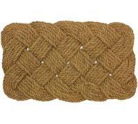 MantraRaj Natural Jute Rope Woven Doormat Eco Natural Coir Door Mats Handmade Indoor Outdoor Knotted Rope Door Floor Mat 100% Floor Mat Non Slip Rug For Home Entrance Indoor Outdoor (45 x 75 cm)