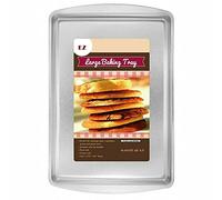 MantraRaj New Cake Tin Non Stick Round Square Large Tray for Baking Loaf Brownie Pizza Birthday for Roasting Chips Vegetables (Large Baking Tray)