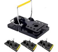Mantraraj Pack Of 4 Snap Mouse Traps Heavy Duty Rat Catcher Rodent Mice Reusable Pest Control Rodent Snap Traps