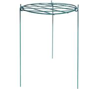 Mantraraj Plant Stand Ring Support Iron Round Plant Support With Grid For Outdoor Plants Stakes With 3 Legs (70Cm)