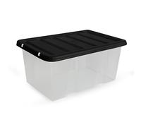 MantraRaj Plastic Storage Box With Lid Strong & BPA Free Stackable Clear Storage Boxes Durable Container Bin Multipurpose For Home, Office Kitchen Organization Accessories (1, 7 Litre)