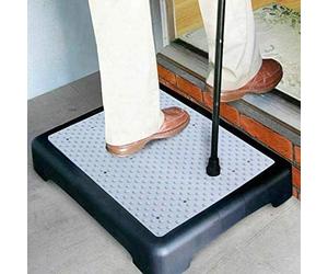 MantraRaj Portable Half Step Stool For Elderly Stepper Mobility Aid with Non Slip Surface Disability Stepping Step Riser Ideal for Doorstep, Bathroom & Toilet Outdoor & Indoor Door Step Up