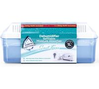 MANTRARAJ Refillable Moisture Absorbers Dehumidifier 500g Refill Absorbs up to 1L of Moisture for Home Office - Pack of 3 - Blue , White - Dehumidifier