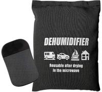 MantraRaj Reusable Car Interior Dehumidifier 300 Gram Includes Anti-Slip Dashboard Mat Microwaveable Dehumidifier Bag Moisture Absorber Prevents Condensation Mold Ideal for House Home Room Van Caravan