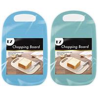 MantraRaj Set of 2 Chopping Board for Kitchen Tops Ideal for Chopping and Preparing Meals Plastic Chopping Board is Essential to Every Home 2X Random Color Be Sent