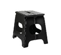 Mantraraj Small Folding Step Stool Lightweight Foldable Step Stool For Adults & Kids Great For Kitchen Bathroom Bedroom (Black)