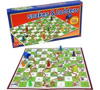 Mantraraj Snakes & Ladders Game For Kids, Children, Adults Traditional Board Game Travel Piece Set Portable For 2-6 Players