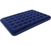 Mantraraj Soft Flocked Double Inflatable Air Bed Mattress Relaxing Blow Up Bed Camping Bed Equipment Comfort Sleeping Air Bed