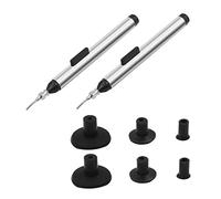 MANTTH 2 Pcs Manual Solder Suckers Vacuum Sucking Pens Sucking Pickup Tools with 3 Interchangeable Suction Pads for IC SMD SMT Precision Component Power Tool