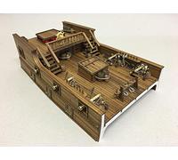 Mantua 18th Century Main & Mizzen Command Deck Wooden Ship Kit 1:54 Scale