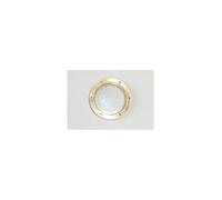 MANTUA MODEL 34430 Brass Porthole with Flange, 12 x 16 mm, Set of 6 Pieces