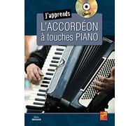 Manu Maugain: J'apprends L'accordéon à Touches Piano. Sheet Music for Accordion