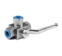 Manual 3 Way Hydraulic Ball Valve for High Pressure Applications with Exceptional Flow Control (G3/8)
