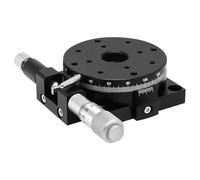 Manual 360 Degree Adjustable Platform, Optical Heavy Duty Rotary Slide Micrometer with Precision for Laboratory and Engineering Applications