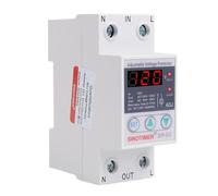 Manual Adjustable 110V 120V 63A Voltage Relay DIN Rail Over Under Voltage Monitoring Protection Device Automatic Transfer Switch