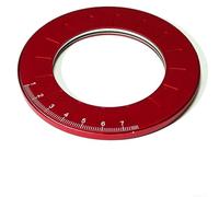 Manual Adjustable Circle Template for Creating Uniform Circles in Packaging Design Layout Mockups and Presentation Diagrams (red)