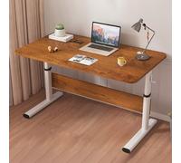 Manual Adjustable Desk, Ergonomic Height Adjustable Standing Desk for Home Office, Study Room, and Bedroom Workstation