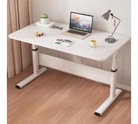 Manual Adjustable Desk, Ergonomic Height Adjustable Standing Desk for Home Office, Study Room, and Bedroom Workstation