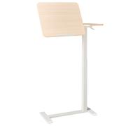 Manual Adjustable Laptop Stand SCHOLA Light Brown/ White 70 cm 40 cm