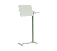 Beliani Manually Adjustable Standing Laptop Desk Modern Office 70 x 40 cm Light Green Steel Frame Schola