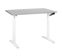 Beliani Manual Adjustable Standing Desk DESTINAS Grey/ White 120 cm 72 cm, Grey