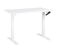 Manual Adjustable Standing Desk DESTINES 120 cm 72 cm White
