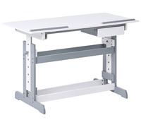 Manual Adjustable Standing Desk NANNUP White 110 cm 53 cm