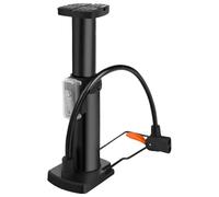 Manual Air Pump - Heavy Duty Foot Pump with Built-In Pressure Gauge, Perfect for Pumping Any Type of Tire | Ideal for Passionate Bikers, Home Or Travel Use