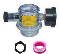Manual Air Release Valve for Pool and Spa Sand Filter Systems, 0-60 PSI Pressure Gauge, Nut and Sealing Tape, Replacement Part for 273564Z