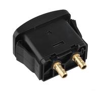 Manual Air Spring Activation Switch 46 x 25 mm Metal Seat Lift Valve 2 Pole Black for Truck and Vehicle Seat Air Suspension Precise Height Control and Comfort Control