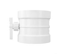 Manual Air Volume Control Valve for Ventilation Systems, PVC Duct Air Stop Valve for Exhaust Ducts, 75-315mm Adjustable Flow Regulator(160mm)