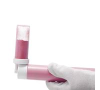 Manual Airbrush Pump, Cake Decorating Tools Glitter DIY Baking Spray Gun Coloring Duster for Cupcakes Cookies and Desserts 4pcs (Pink)