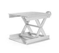 Manual Aluminum Lifter Plate for Woodworking - Adjustable Table Stand, Lift Platform - Silver Design for Precis Machinery