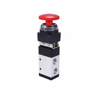 Manual and Pneumatic Mechanical valves 522 Series Air Cylinders Pneumatic Valves 2 Way 5 Position Push Button Momentary 6mm/8mm(522TB)