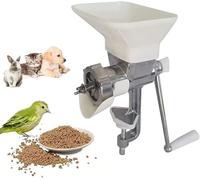 Manual Animal Feed Pellet Machine, Birds Fishing Bait Granulator Pelleter, Household Pet Dog Cat Feed Maker with 1.5/2/2.3/2.5/3/3.5/4/5/6/7/8/9/10mm Molds Optional(6mm)