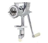 Manual Animal Feed Pellet Machine, Pet Bait Pellet Machine, Stainless Steel Feed Processing Machine, Multiple Molds With Optional Pellet Size, Household Pet Food Production (Silver)