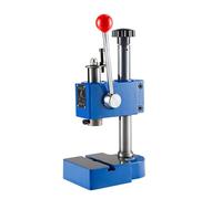 Manual Arbor Press 1100lb/500kg Pressure, Spring-Loaded Automatic Retractable Lever for Stamping, Leather Crafting & Metalworking Precision Benchtop Tool for DIY Enthusiasts(1100lb/500kg)
