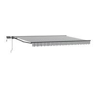 vidaXL Anthracite and White 3 x 2.5 m Polyester with PU coating