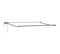 vidaXL Electric Retractable Awning Frame Anthracite 4 x 3 m Aluminium