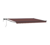 vidaXL Manual Retractable Awning with LEDs 4 x 3 m