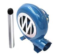 Manual Barbecue Fan BBQ - BBQ Blower, with Air Duct Cooking Blower, Metal Blade, Hand Crank Grill Charcoal Lighter (300W)