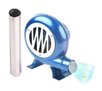 Manual Barbecue Fan BBQ Blower - BBQ Fan, with Air Duct BBQ Cooking Blower, Metal Blade, Hand Crank Grill Charcoal Lighter (150W)