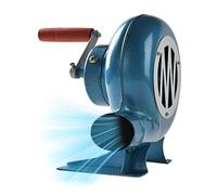 Manual Barbecue Fan BBQ Blower - Hand CrankFan, Popcorn Blower, Cooking BBQ Aerator, Charcoal Lighter, Iron Gears (120W)